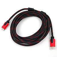 Кабель HDMI-HDMI Hight Speed Cable 5m черный с красным