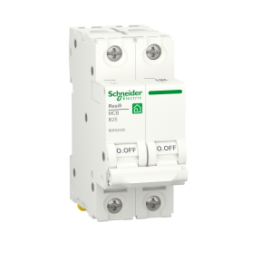 Автоматичний вимикач 2P 25A B 6kA Schneider Electric Resi9 R9F02225, фото 1