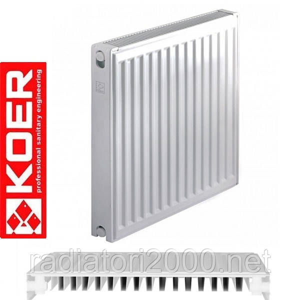 Стальной панельный радиатор 11 т 500*1000 Koer (Чехия) - фото 1 - id-p1450435555