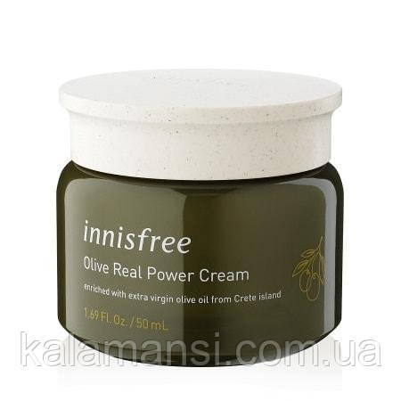 Зволожувальний поживний оливковий крем INNISFREE Olive Real Power Cream 50 мл.