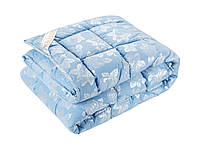 Одеяло DOTINEM ROSALIE искусственный лебяжий пух 145х210 см голубое (211076-2)