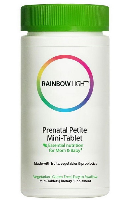 Мультивітаміни для вагітних та годуючих Rainbow Light Prenatal Petite mini-tablets 120 міні таблеток