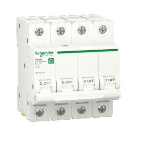 Автоматичний вимикач 4P 40A C 6kA Schneider Electric Resi9 R9F12440, фото 1