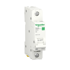 Автоматичний вимикач 1P 6A B 6kA Schneider Electric Resi9 R9F02106, фото 1