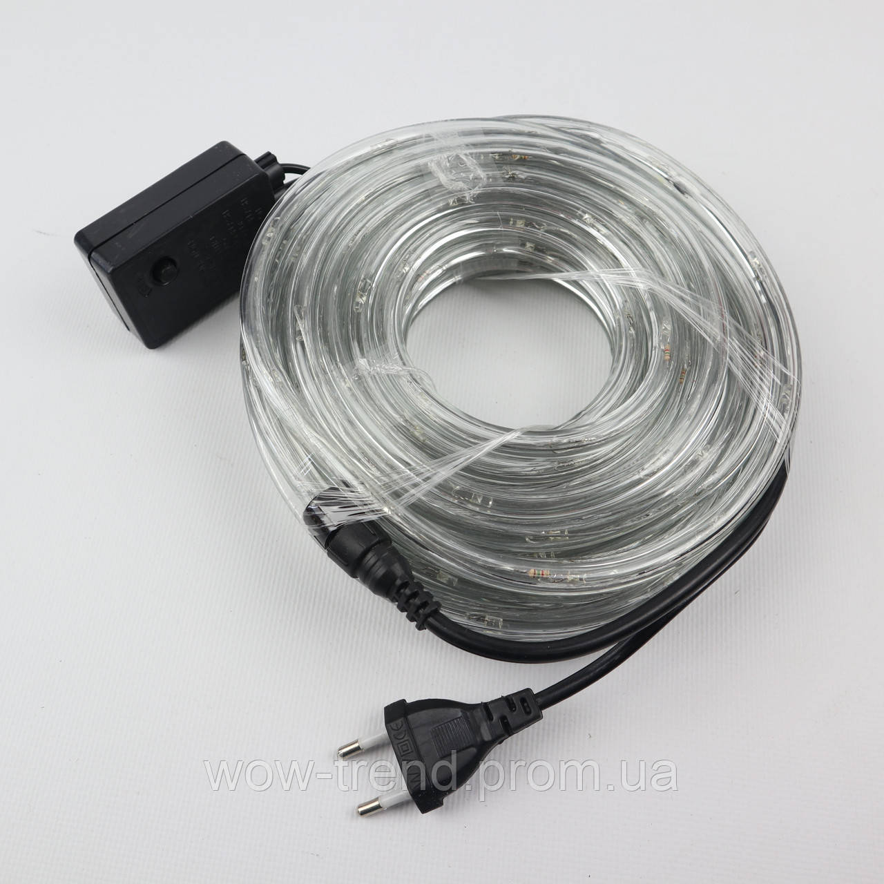 Гирлянда лента 10 метров Xmas LED Rope light RGB Красный Зеленый Синий Мультицветная - фото 2 - id-p1449523749