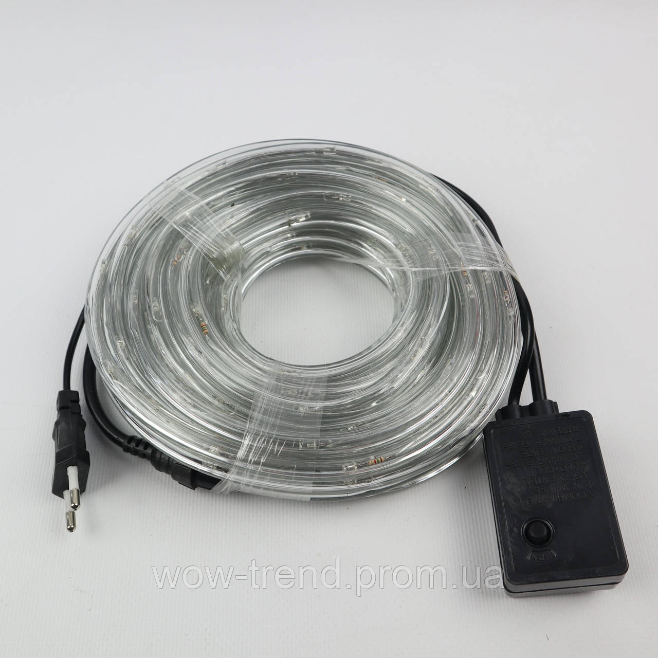 Гирлянда лента 10 метров Xmas LED Rope light RGB Красный Зеленый Синий Мультицветная - фото 3 - id-p1449523749