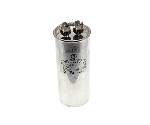 "Конденсатор CBB65 50 мкФ 450V, металевий (Leon One)"