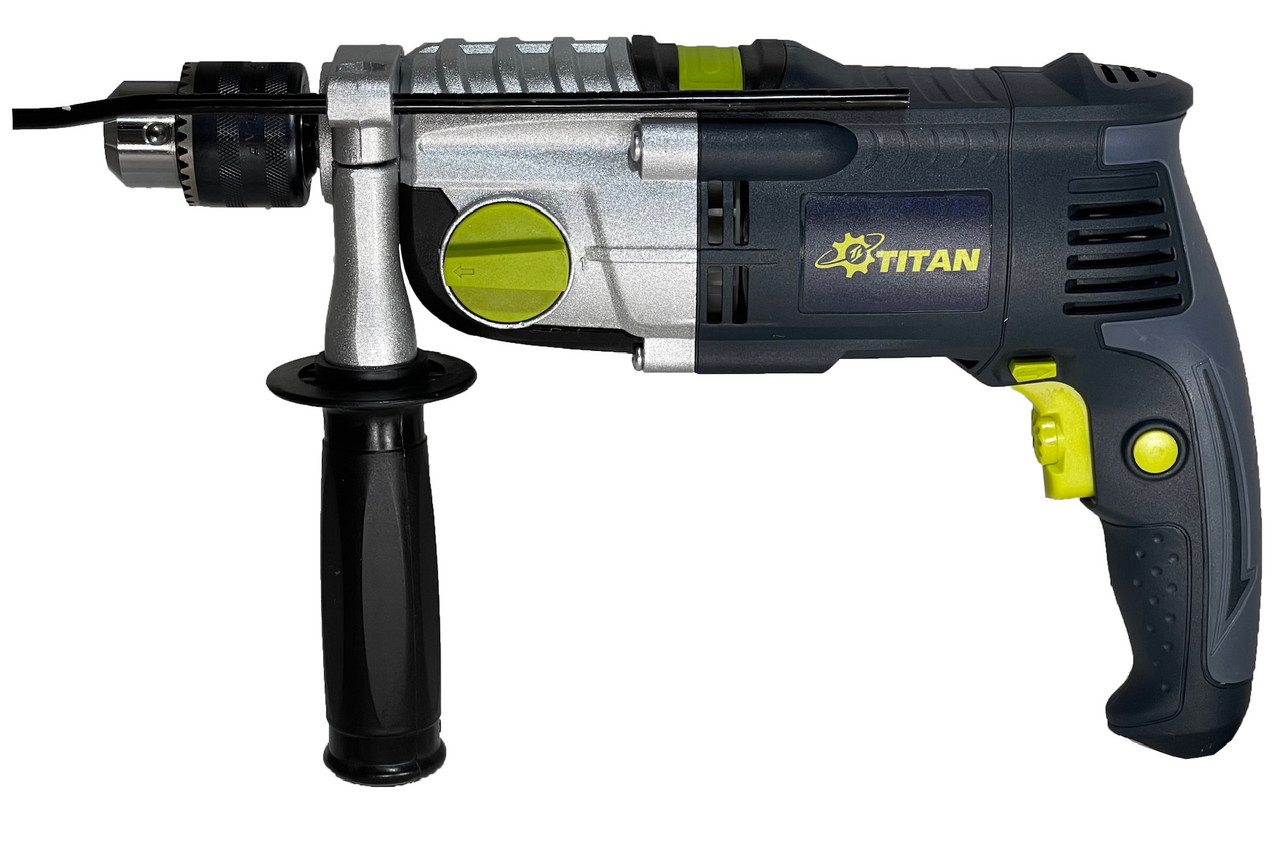 Ударний дриль із патроном 13 мм TITAN PDU209RE, фото 1