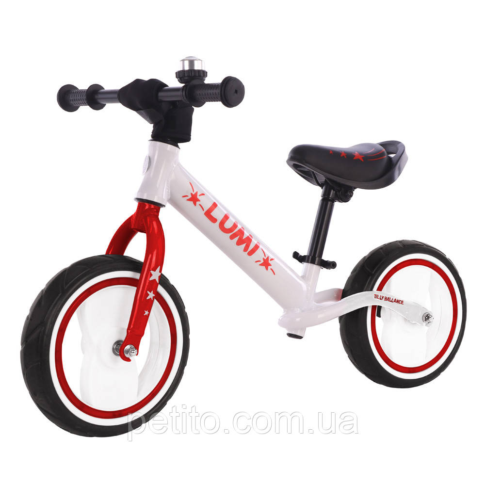 Біговел BALANCE TILLY 12" Lumi T-212521 White /1/, фото 1
