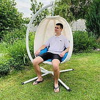 Підвісне крісло кокон для будинку й саду МН-2745