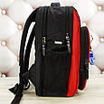 Рюкзак шкільний для хлопчика чорний з червоним Bagland Школяр 8 л. чорний 568, фото 4
