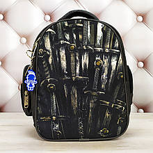 Рюкзак шкільний для хлопчика Bagland чорний в стилі "Гра престолів" 14 л