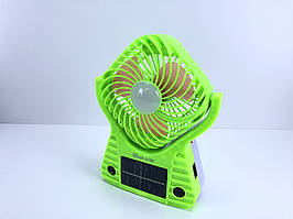 Регулюється вентилятор на сонячній батареї / 220В зелений