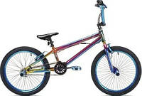 Велосипед Crosser RAINBOW BMX 20" радужный | Трюковый велосипед Кроссер