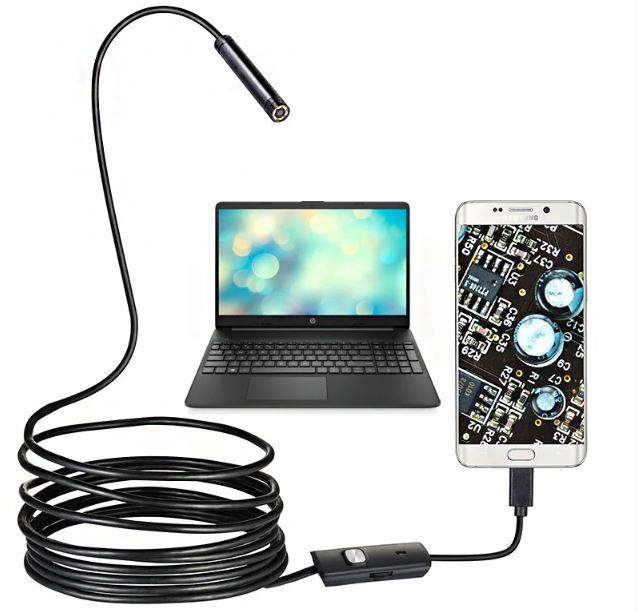 Ендоскоп-камера для смартфона, планшета, ноутбука / android and pc endoscope