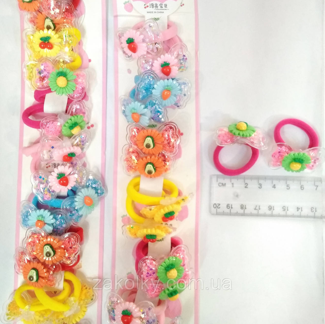 Гумка для волосся (дитяча) "блиск"