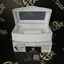 Контейнер для дезінфекції манікюрних інструментів 500 мл білий, фото 2