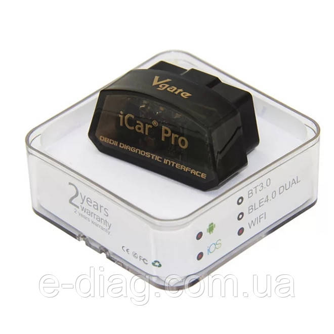Автосканер VGate iCar Pro (BT 3.0) Android (ELM327) для діагностики авто