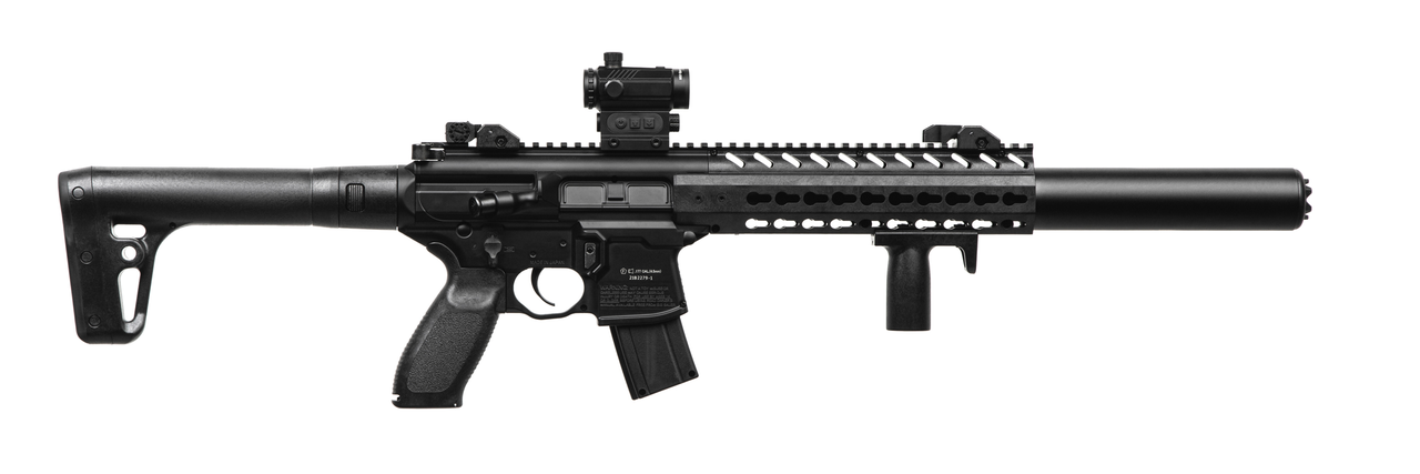 1003651 Пневматична гвинтівка Sig Sauer MCX BLK з приц. Micro Red Dot, кал.177