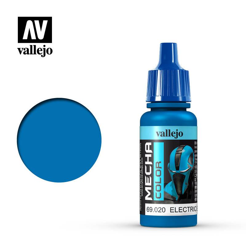 Електросиній. Атласна акрилова фарба для моделей 17 мл. VALLEJO Mecha Color 69020