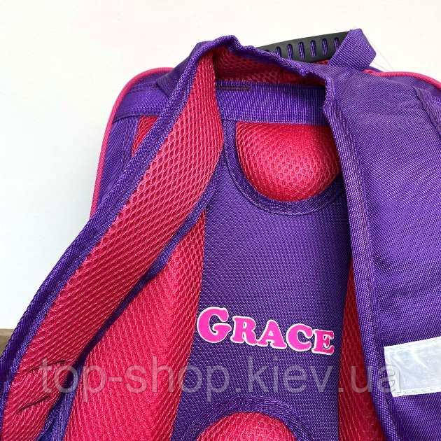 Рюкзак ранец с 1-4 класс ортопедической спинкой Единорог для девочки - фото 4 - id-p1450575175