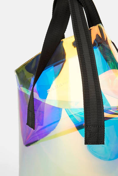 ZARA ZARA IRIDESCENT SHOPPER