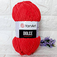 Плюшевая пряжа YarnArt Dolce748 Красный