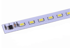 Світлодіодна led лінійкаLEDTech 220v SMD 5730 72led/m IP20 білий (6000К)