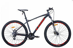 Гірський велосипед LEON TN 90 AL DD 29 AM"(графітовий з червоним (м))20r