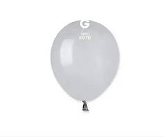 Кулька повітряний 5 дюймів (13 см) пастель СІРИЙ