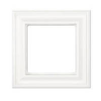 Рамка однопостова, білий колір, ECO PROFI DEKO