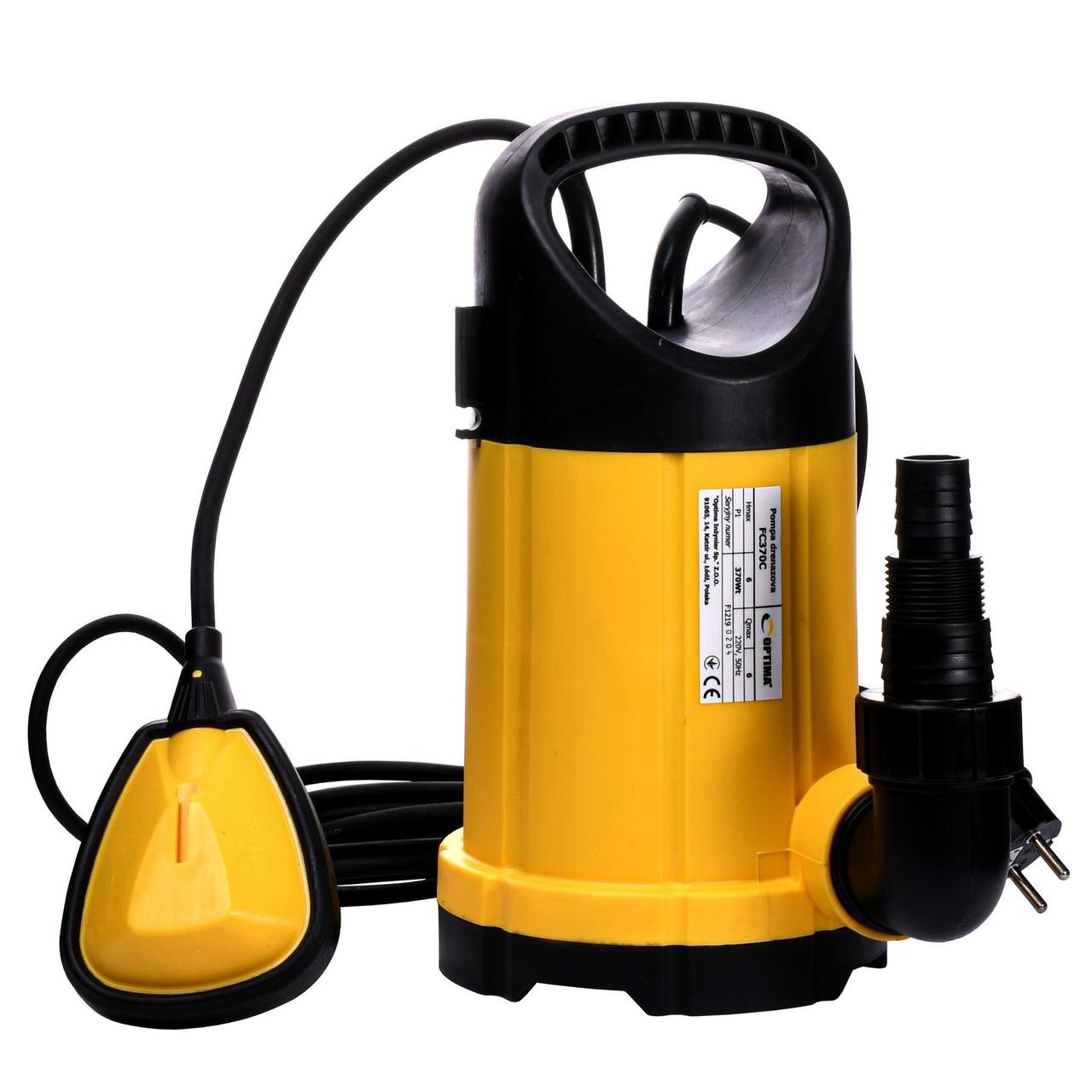 Насос дренажний Optima FC370C 0.37 кВт, фото 1