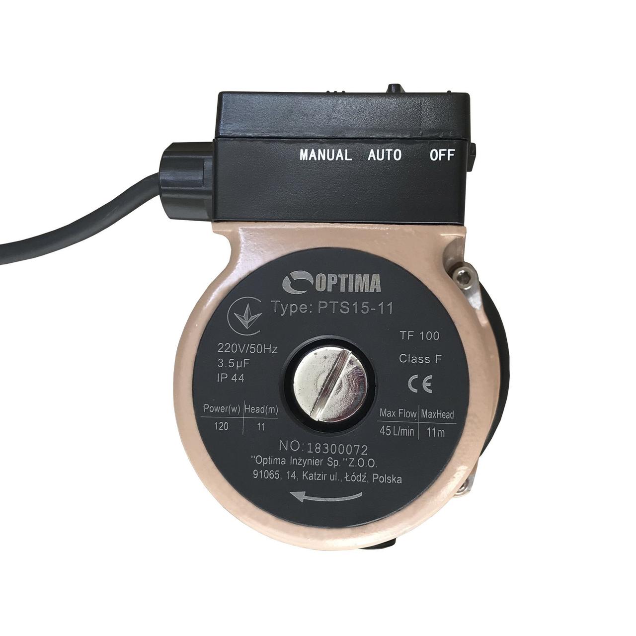 Насос підвищення тиску Optima PTS15-11, фото 1