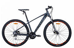 Гірський велосипед LEON TN 80 AL HDD 29 AM"(графітовий з чорним і червоним (м)) r 17,5