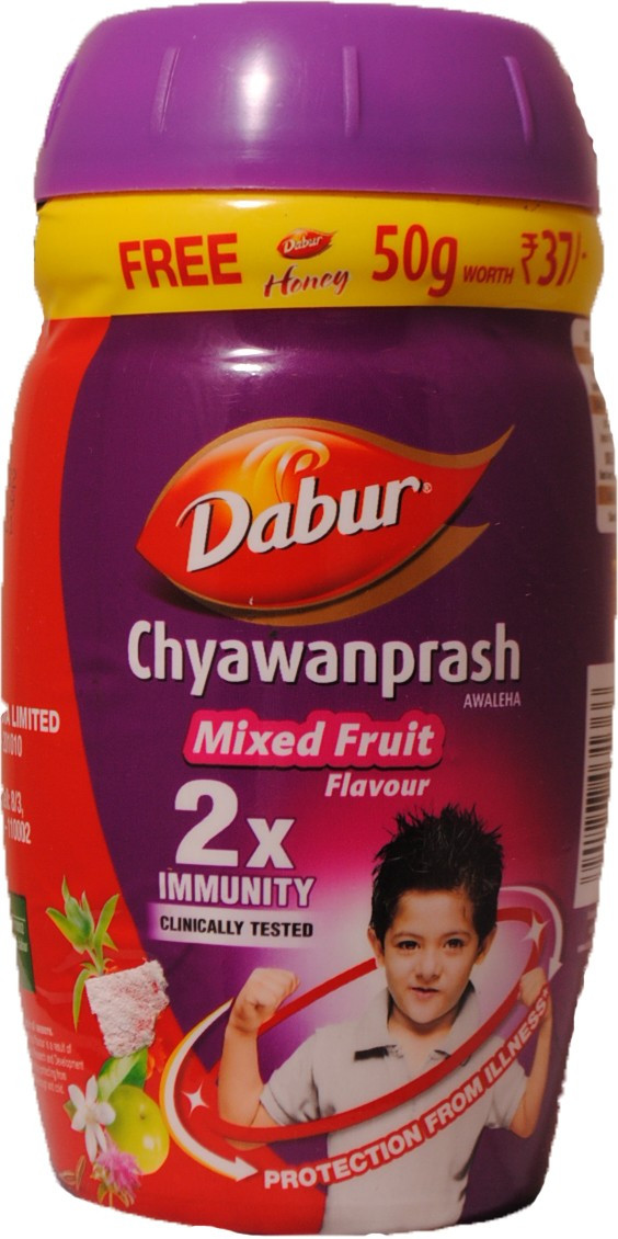 CHYAVANPRASH 500GM. MIXED FRUT AVALEHA DABUR ЧАВАНПРАШ 500ГРМ. МІКС ФРУТС АВАЛЕХА ДАБУР 2*імунітет