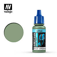 Зелено-голубая. Атласная акриловая краска для моделей 17 мл. VALLEJO Mecha Color 69027