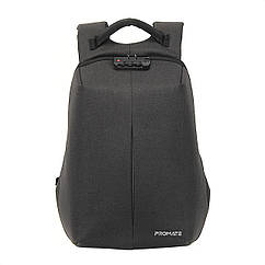 Рюкзак антикрадій для ноутбука Promate Defender-16"Black