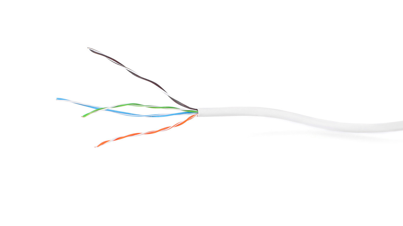 Кабель вита пара UTP 4Рх0.5 PVC BC W 305m (білий)