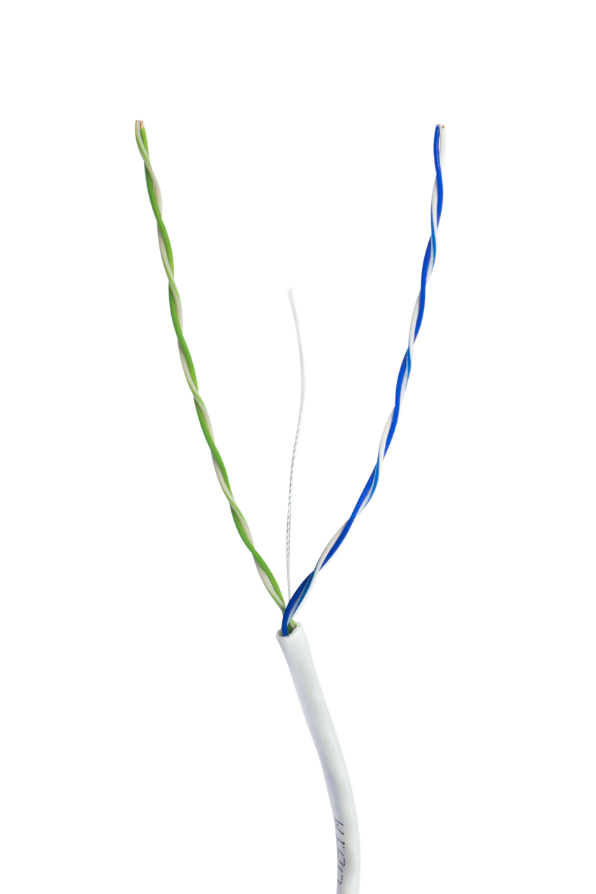 Кабель "Вита пара UTP 2Рх0.5 PVC BC W 305m (білий)