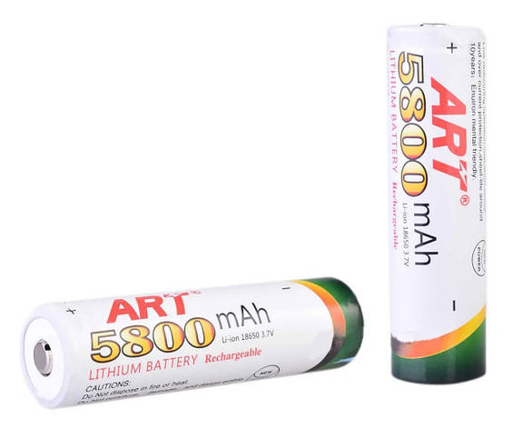 Акумулятор ART Li-ion 5800 mAh. 3.7v, фото 2