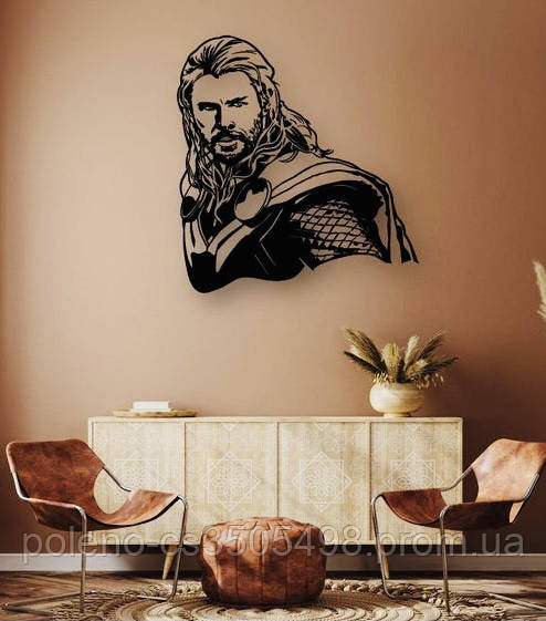 Декоративне панно супергерой Тор Марвел, декоративне панно Thor Marvel
