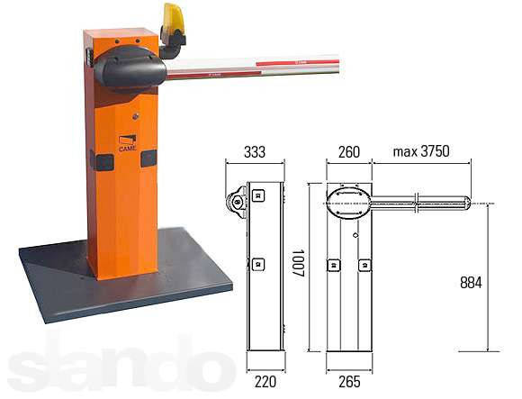 Автоматичний шлагбаум CAME G3750, фото 2