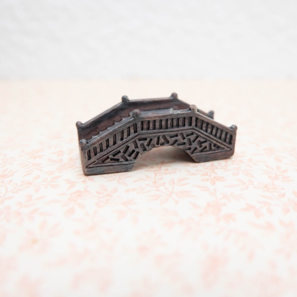 Місток через Річку Мініатюра для Діорами 5*2 см ТЕМНИЙ, фото 1