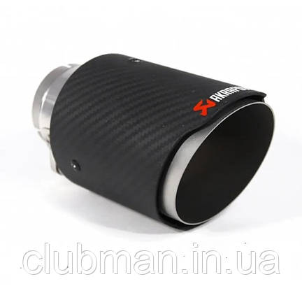 Насадка на глушник AKRAPOVIC EVO карбон, матова, фото 2