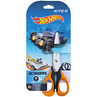 Ножницы с резиновыми вставками Kite Hot Wheels HW21-016, 13 см