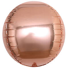 Сфера 10" КИТАЙ-КТ 009 Металік рожеве золото