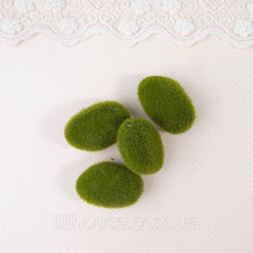 Мініатюрний штучний мох камінь 4.5*3 см, фото 1