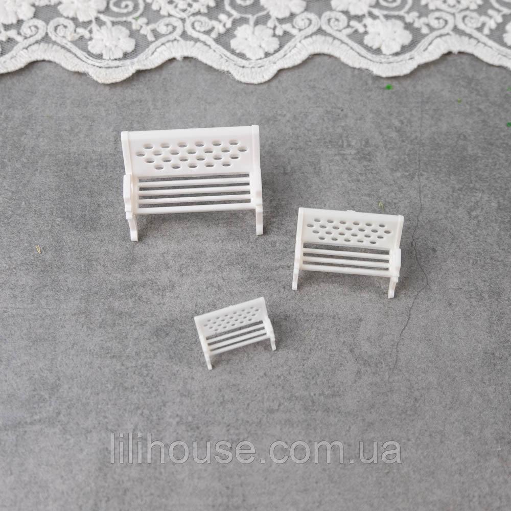 Мініатюрна лавка для діорами 2.5 см, фото 1