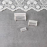 Мініатюрна лавка для діорами 2.5 см, фото 4