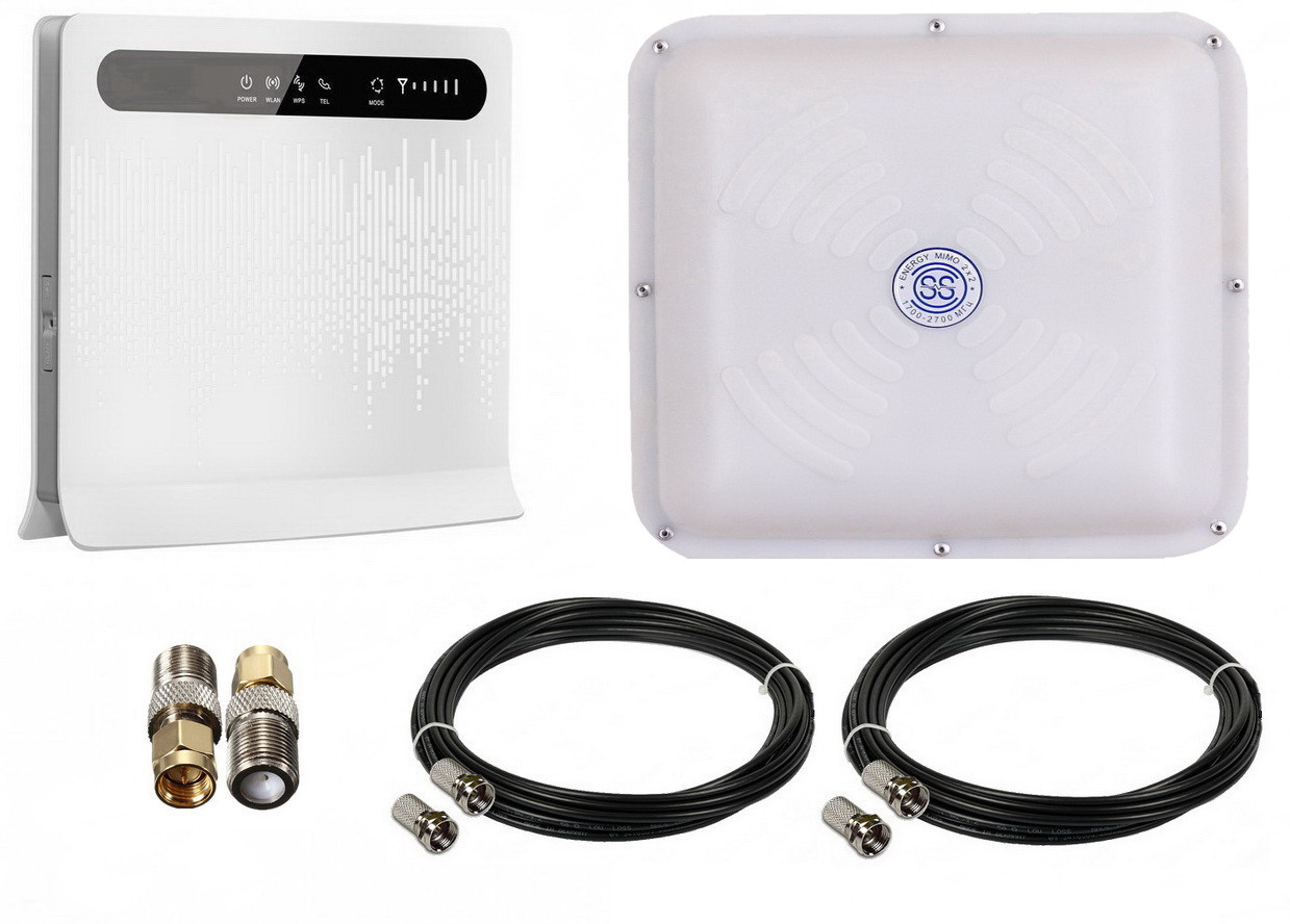 3G/4G комплект Huawei B593 MIMO Антена Energy 1700-2700 МГц, фото 1